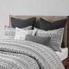 Gracie Mills Donny Farmhouse Geometric Striped Cotton Jacquard Duvet Set - King/California King - 3 of 4