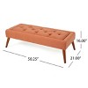 Modern Tufted Ottoman Bench with Hidden Storage and Padded Seat for Living Room or Bedroom -3irtyhousy - 4 of 4