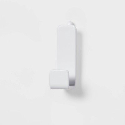Set of 2 Pegboard Single Hooks - Brightroom™: Adjustable Storage Accessories, White Utility Shelf Parts