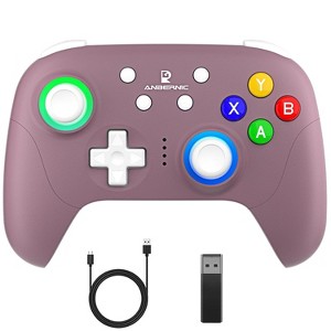 Anbernic RGP01 Wireless Gaming Controller Gamepad for PC Plug and Play Gaming with Hall Effect/Triggers Joystick Switch/PC/Steam/Android/IOS - 1 of 4