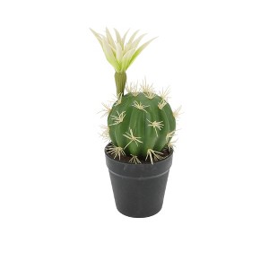Unique Bargains Artificial Plants Plastic Green 3.03"x3.03"x10.24" 1 Pcs - 1 of 4