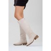 Svetlo - Beige Back-Zip Knee-High Boot (Women) | Prologue Shoes - 4 of 4