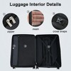 1/3 PCS Contrast Color Expandable ABS Hard Shell Luggage Set with Spinner Wheels and TSA Lock 4M - ModernLuxe - 4 of 4