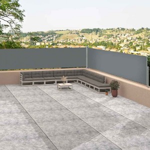 vidaXL Retractable Side Awning Anthracite 46.1"x472.4" - 1 of 4