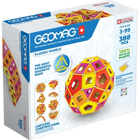 GEOMAG Magnetic Sticks and Balls Building Set | 50 Piece | Magnet Toys for  STEM | Creative, Educational Construction Play | Swiss-made Innovation 