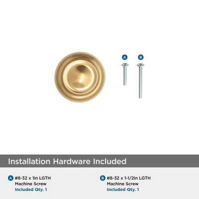 Kane 1-5/8 inch Champagne Bronze Round Cabinet Knob