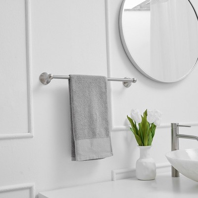 Brushed Nickel 18-Inch Wall Mounted Towel Bar