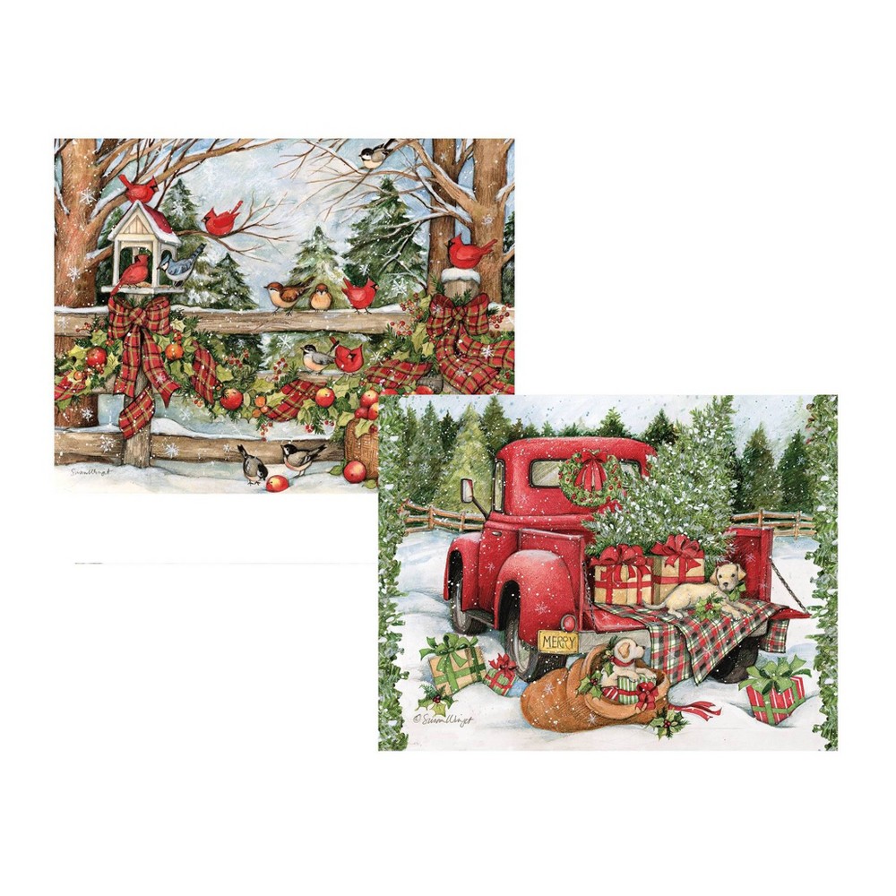 Photos - Envelope / Postcard 18ct Christmas Journey Holiday Boxed Cards