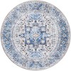 Unique Loom Yara Sunil Border Washable Indoor Flatweave Woven Area Rug - 2 of 4
