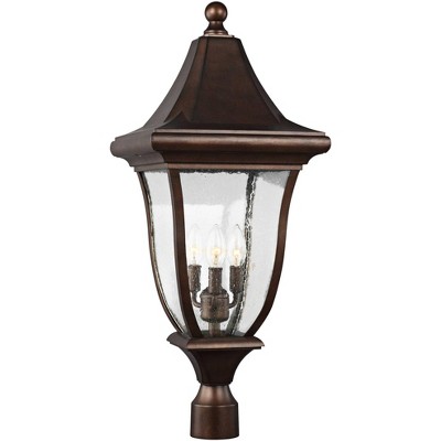 Generation Lighting Oakmont 29 1/4" Bronze 3-Light Outdoor Post Light