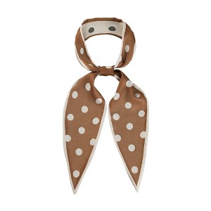 INSPIRE CHIC Women's Chic Polka Dot Skinny Bag Accessory Neckerchief Scarves Hair Band Ribbon - 1 of 4