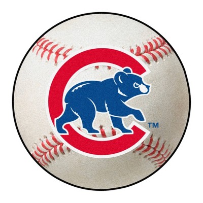 MLB Chicago Cubs 27"x27" Bear Logo Roundel Rug