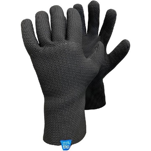 Glacier Outdoor Kenai Basic Neoprene Fishing Glove (Black, Large)