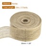 Unique Bargains Burlap Wired Soft Decorative Ribbon Trims for Gift Wrapping - 2 of 4