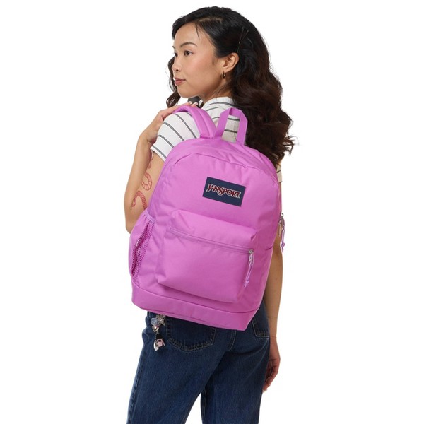 Mochila JanSport Cross Town Plus de 17" para laptop de 15", resistente al agua 8