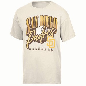 MLB San Diego Padres Women's Parchment Comfort Wash T-Shirt - XXL