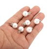 Unique Bargains Beautiful Designer DIY Jewelry Making Faux Pearl Pendants 100 Pcs - 4 of 4