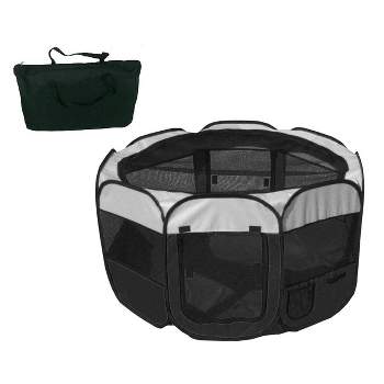 Pet Life Large Expandable Collapsible Travel Pet Dog Crate