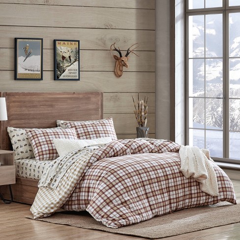 Soft Plaid Bedding Set / Cream Green, Best Stylish Bedding
