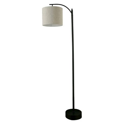 Downbridge Floor Lamp With Shade Black, Hextra Lamp Shader