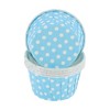 Unique Bargains Polka Dot Curled Rim Disposable Baking Cups Greaseproof Paper 2.56"x1.57" 50 Pcs - 3 of 4