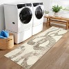 Area Rug Abstract Snake Print Low Pile Carpet Non-Slip Stain Resistant Large Indoor Floor Rug for Living Room Bedroom Dining Room Kitchen - 4 of 4