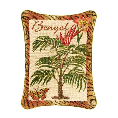 C&F Home 14" x 18" Bengal Needlepoint Pillow
