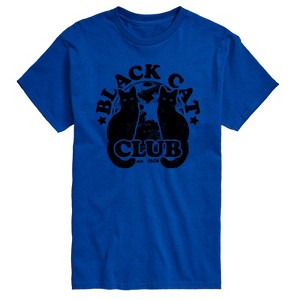Men's - Instant Message - Black Cat Club Short Sleeve Graphic T-Shirt - 1 of 4
