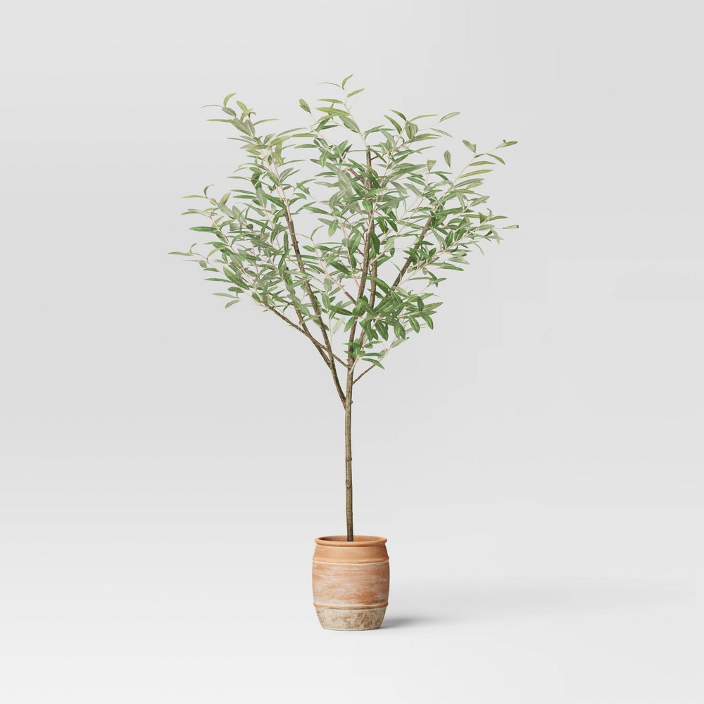 72" Artificial Tree with Cement Pot - Threshold™ designed with Studio McGee