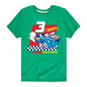 Boys' - Hot Wheels - Race Crew 3 Yrs Short Sleeve Graphic T-Shirt - 1 of 3