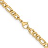 Chisel Stainless Steel Polished Yellow IP-plated 5.3mm 24" Figaro Chain Necklace - 4 of 4
