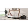 Twin Size Tent Floor Bed with Triangle Structure - 4 of 4