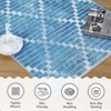 Modern Geomtric Rug Non-Slip Throw Rug Moroccan Rug for Bedroom - 4 of 4