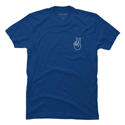 Men's Design By Humans peace By desiredesign T-Shirt