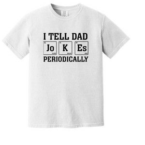 Simply Sage Market Men's Dad Jokes Periodically Short Sleeve Garment Dyed Tee - 1 of 2