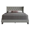Home Design Homer Tufted Upholstered Panel Bed - 4 of 4