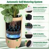 31 Inch Tall Planter Self Watering Pots Flower Pots with Water Level Monitor, Wheels, Ideal for Living Room, Bedroom Office, Patio, Porch, Garden - 3 of 4