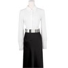 INSPIRE CHIC Women's Metal Elastic Fashion Fish Scale Wide Waist Belt for Dresses 1Pcs - 4 of 4