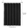 Americanflat 71x71 Woven Linen Shower Curtain with Tassel Accents - Includes 12 Grommets and Hooks - 100% Polyester - 2 of 4