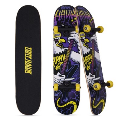 Tony Hawk 31" Skateboard - Signature Series Skateboard with Pro Trucks, Full Grip Tape, 9-Ply Maple Deck, Ideal for All Experience Levels