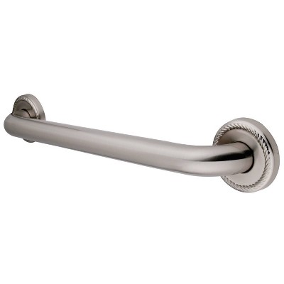  12" Laurel Decorative Grab Bar Brushed Nickel - Kingston Brass 