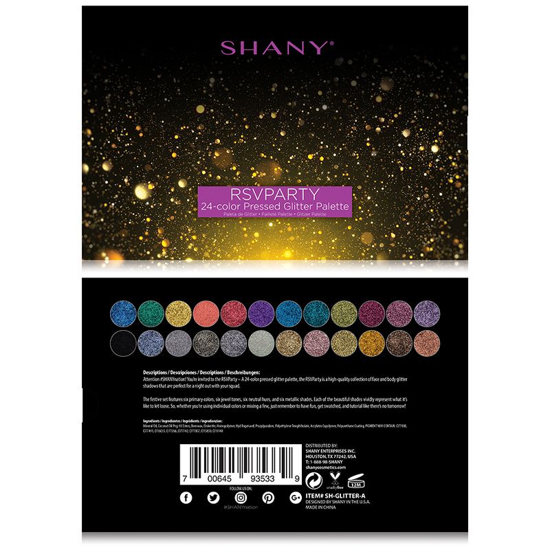 SHANY RSVParty 24-Color Glitter Makeup Palette, 3 of 5