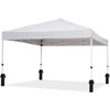 10x10ft Instant Pop-Up Canopy Tent – Waterproof with Sidewalls & Wheeled Bag for Beach, Parties, Outdoor (White) - 3 of 4