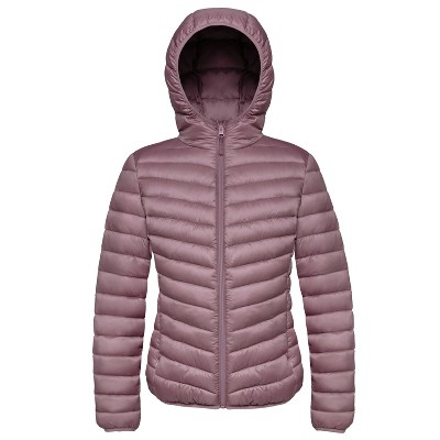 Женские куртки Rokka&Rolla Women's Light Packable Puffer Jacket-Mauve, size X Large — фото 8