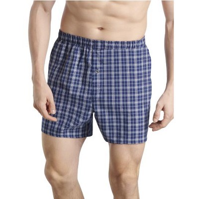 Fruit Of the Loom Fruit of the Loom Men's Premium Woven Plaid Boxers,4 Pack