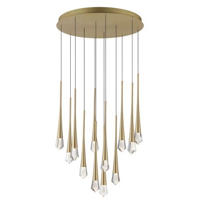 ET2 Lighting Pierce 12 - Light Pendant in  Gold