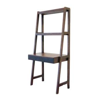 32x20x68" Ladder Desk, Ladder Style Display Shelf, Ladder Shelf Leaning Bookshelf Storage Rack for Home Office Shelf Flower Stand-Maison Boucle
