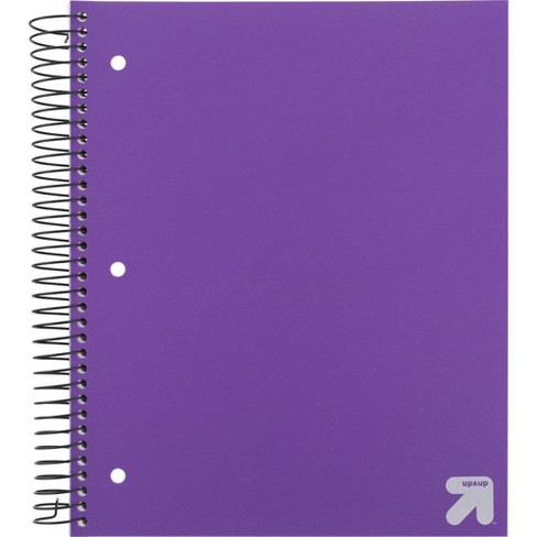 notebook spiral target ruled subject sheets wide