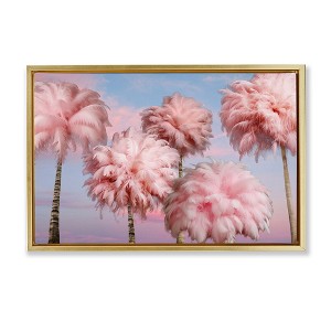 Stupell Industries Fluffy Pink Palm Trees, 25" x 17" - 1 of 4