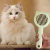 BABYYER Pet Hair Cleaner Brush, for Effortless Fur Removal, For Dog Cat Remove Tangled Hairs Massages Brush Pets Hair sCleaning Comb Pets Accessories - 3 of 4